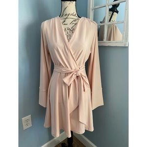 NWT ASOS Blush Wrap Dress Size 8